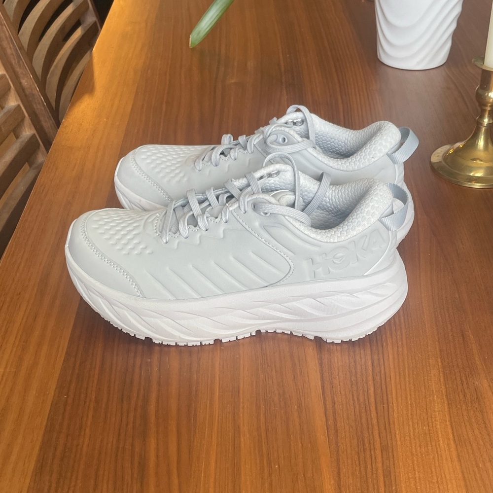 Hoka Bondi SR Shoes - Grey